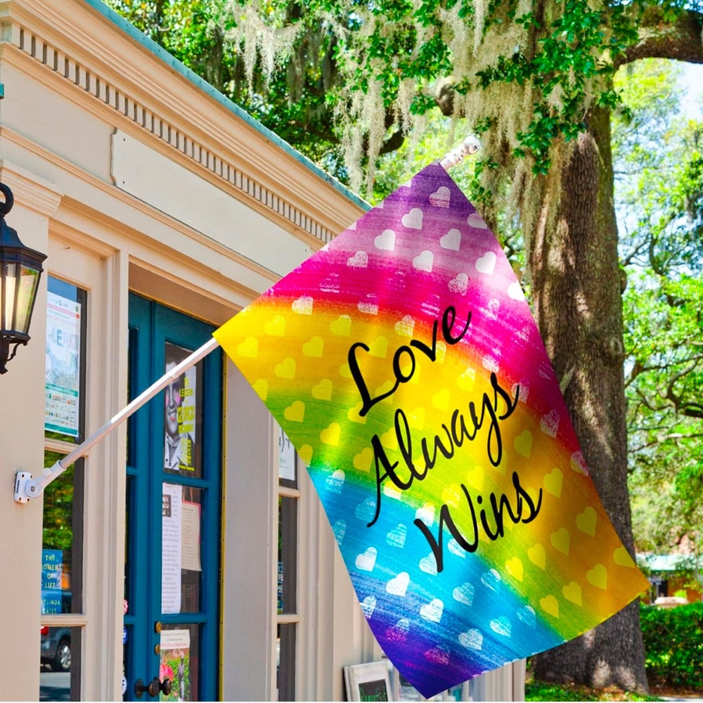 Love Always Wins Rainbow Flag